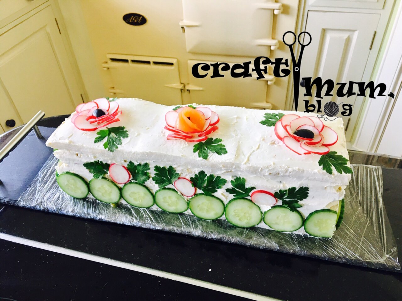 Savory cake