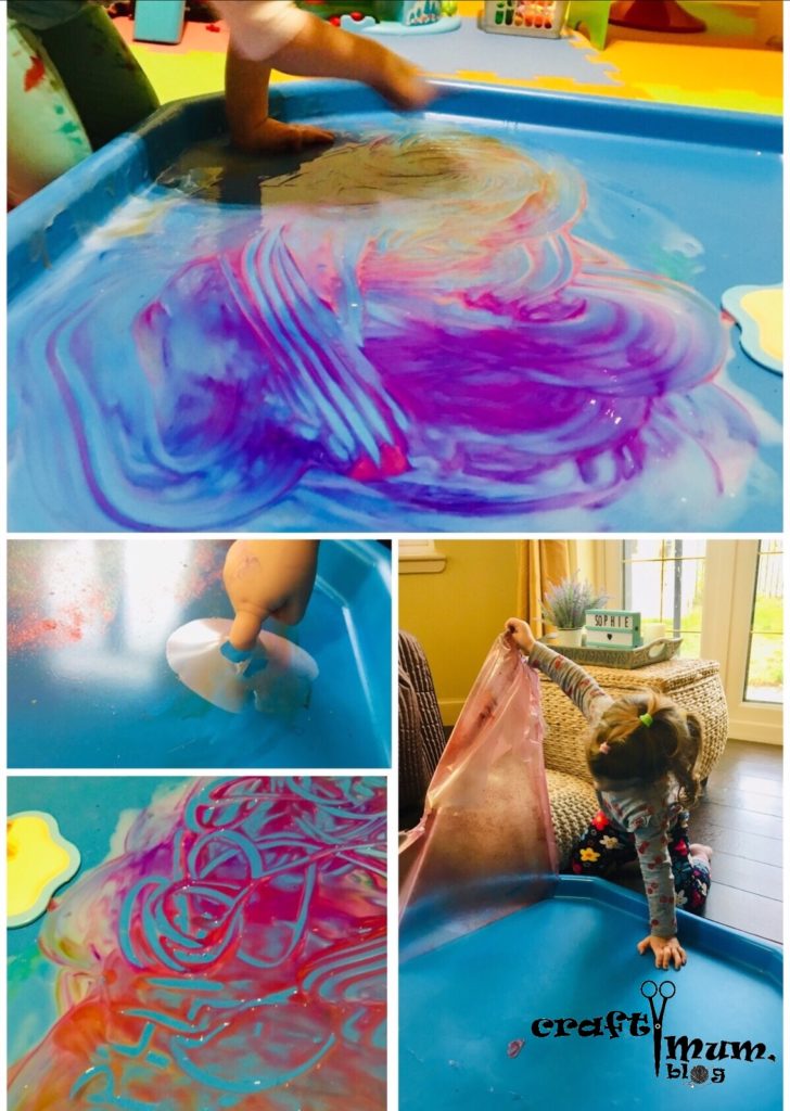 PVA glue play Crafty Mum