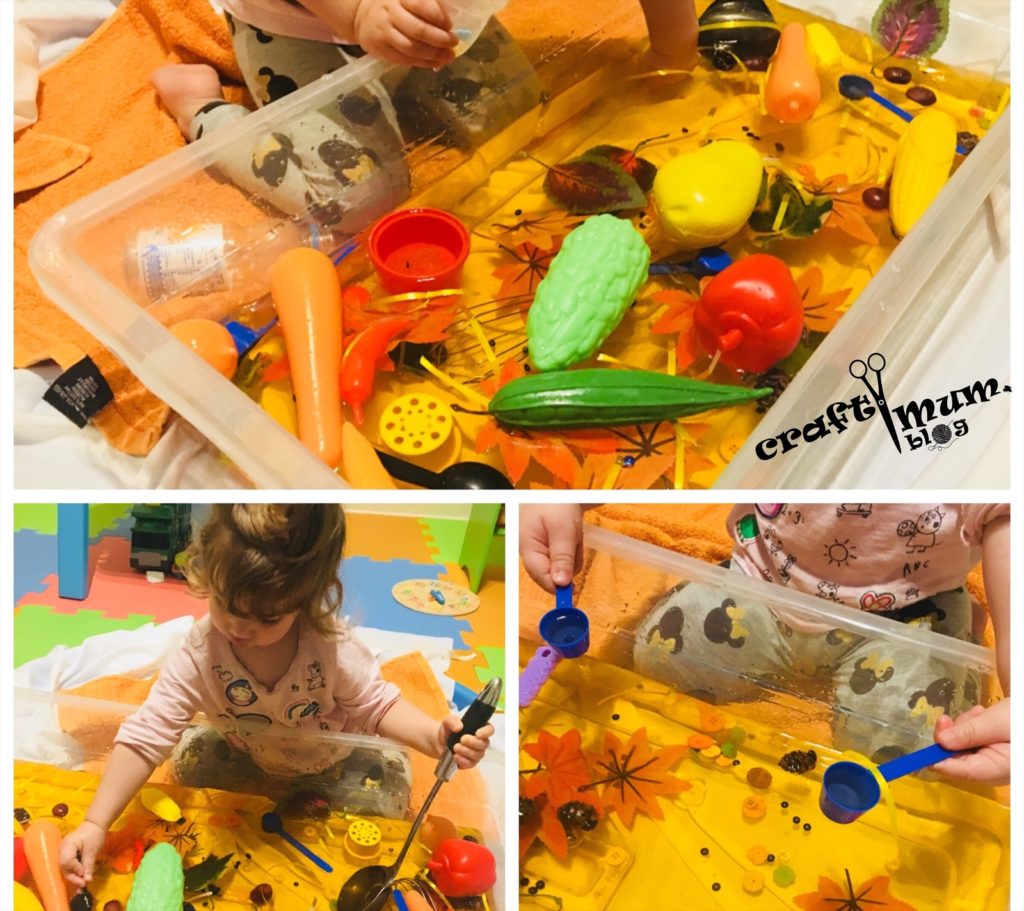 Autumn play soup - Crafty Mum