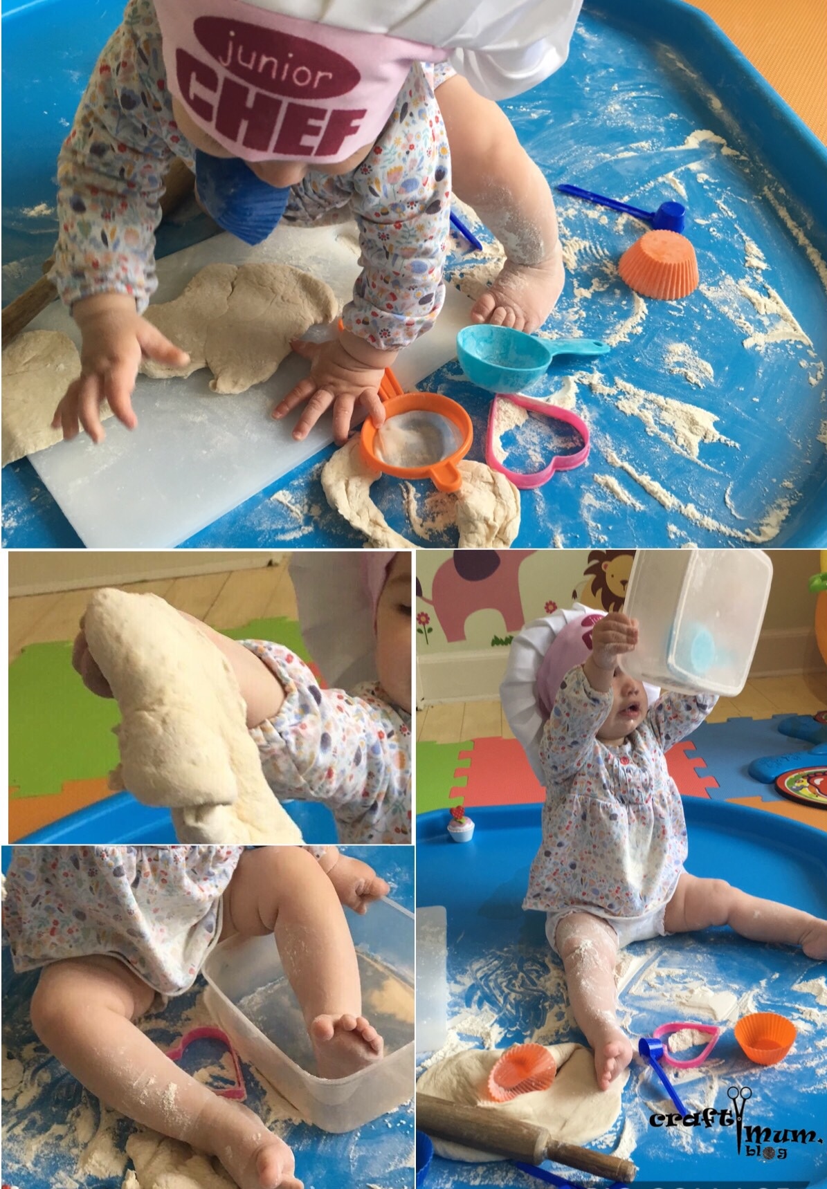 Little baby baker messy play