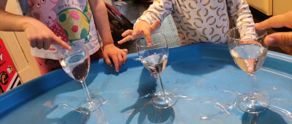 Musical wine glasses - Crafty Mum