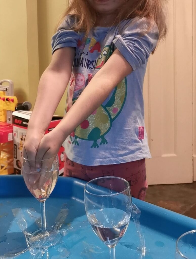 Musical wine glasses - Crafty Mum