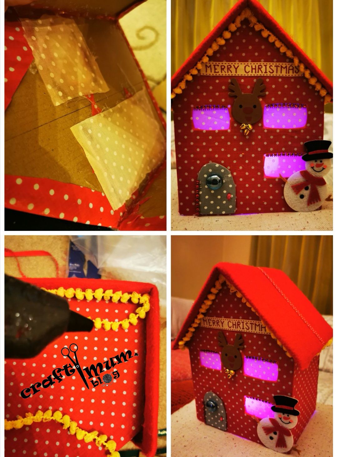 Cardboard & fabric houses