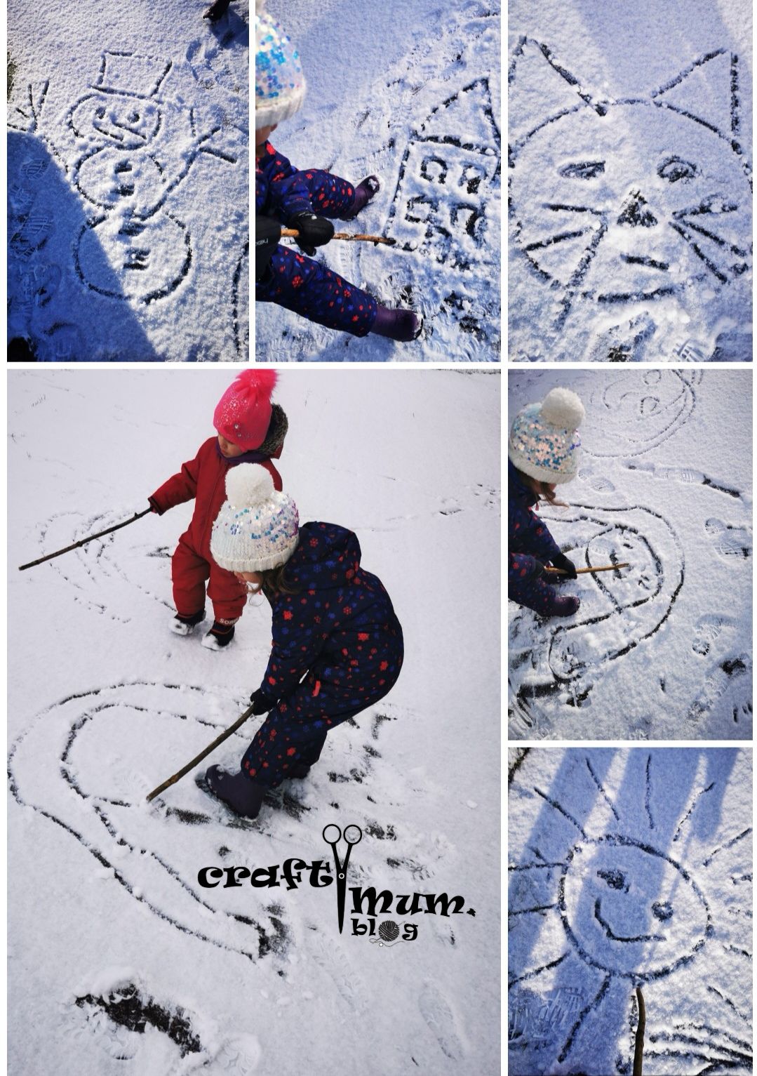 Drawings in the snow