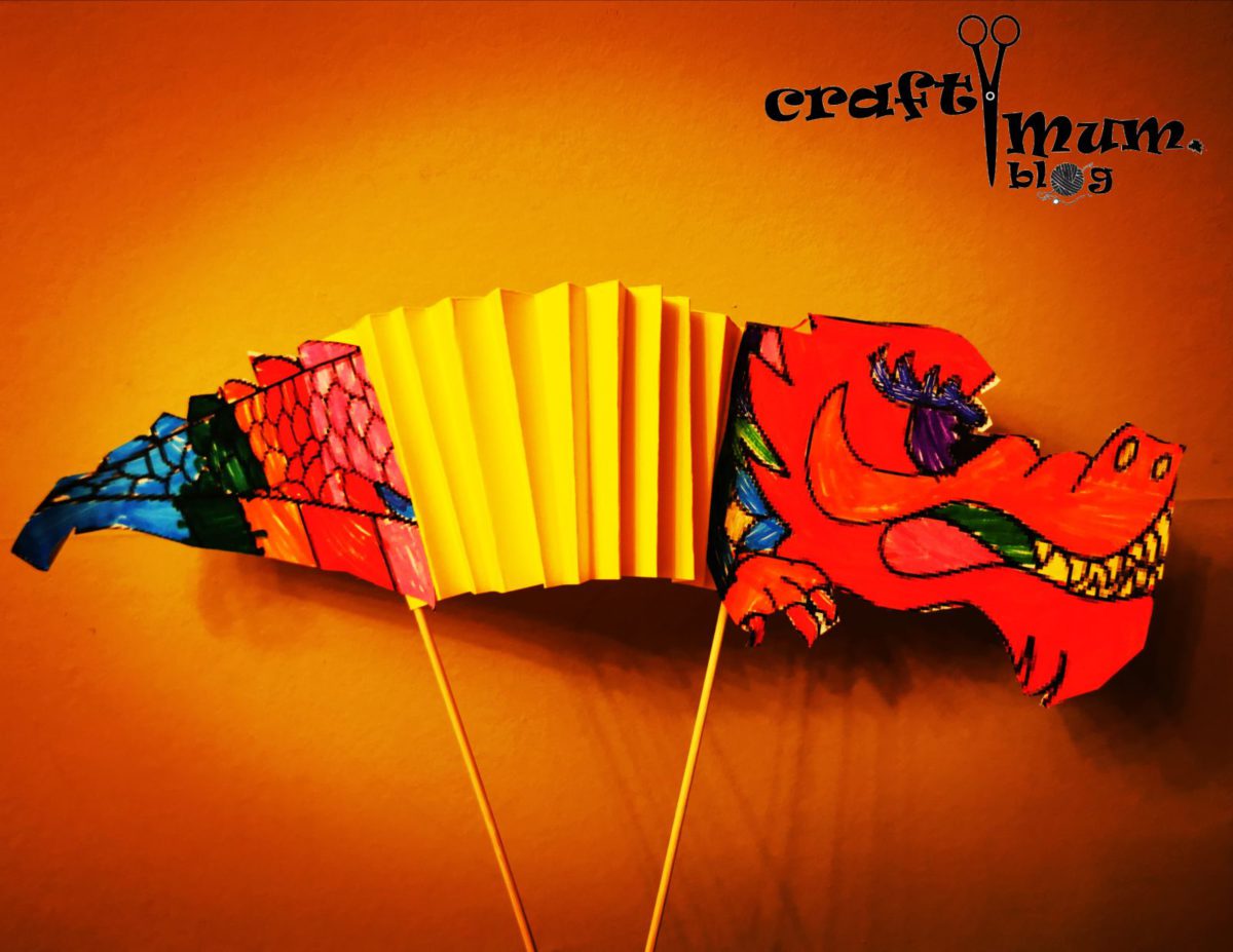 Chinese paper dragon - Crafty Mum